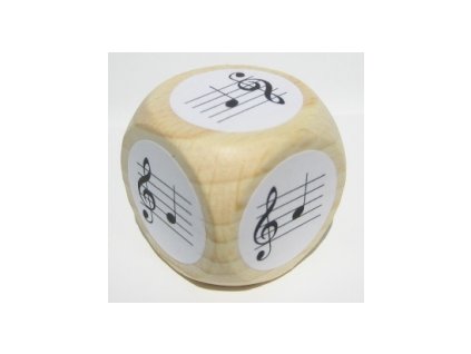 26122 kostka s notami v houslovem klici f1 az c2