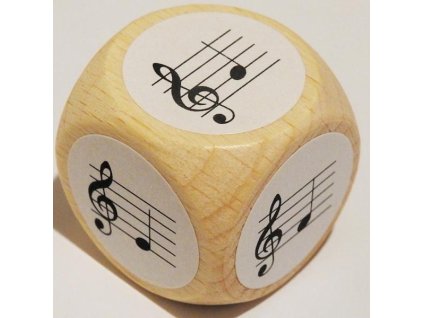 26611 drevena kostka s notami c1 a1