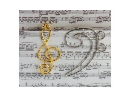 28885 kancelarske sponky houslovy a basovy klic