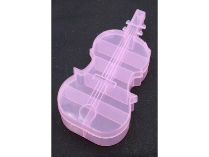 30199 krabicka na drobnosti housle ruzova