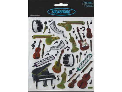 30475 samolepky sticko hudebni nastroje 3