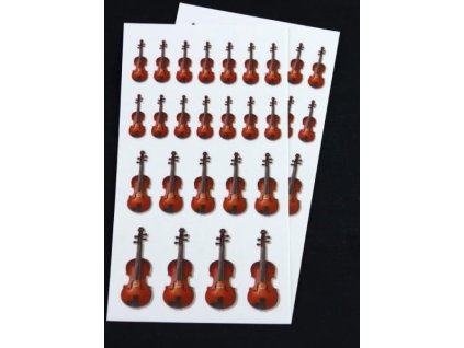 30592 samolepky housle