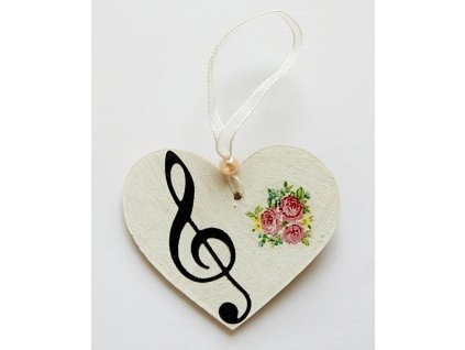 30673 srdicko s hudebnim motivem