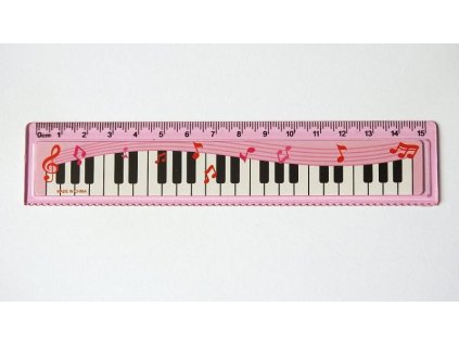 30964 pravitko klaviatura cervene