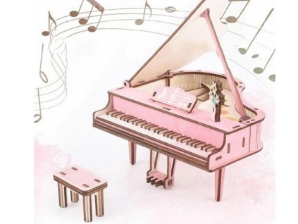 32626 drevene 3d puzzle klavir