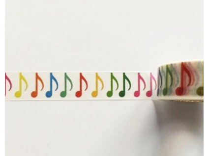 32863 samolepici paska barevne noty 1 5 cm x 10 m