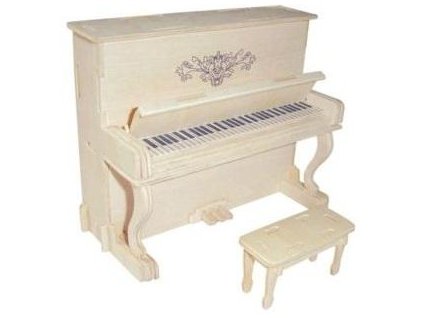 32902 drevene 3d puzzle pianino