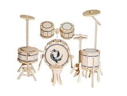 33277 drevene 3d puzzle bici souprava