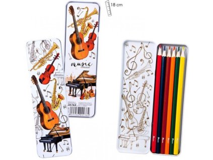 33775 pastelky instrumentos musica 6 ks