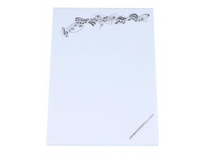 Poznámkový blok DIN A6 příčná flétna