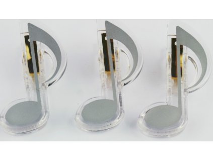 Klipsna na noty NOTA stříbrná