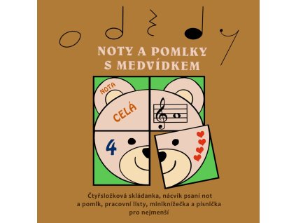 Noty a pomlky s medvídkem 1
