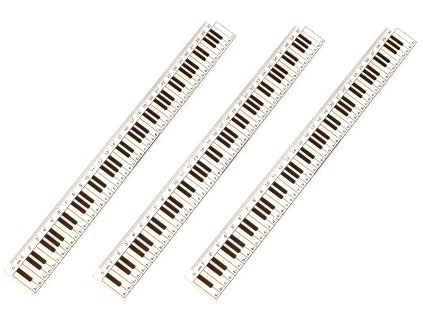 Pravítko KLAVIATURA 30 cm 1