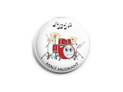 Hudební placka BICÍ SOUPRAVA B1