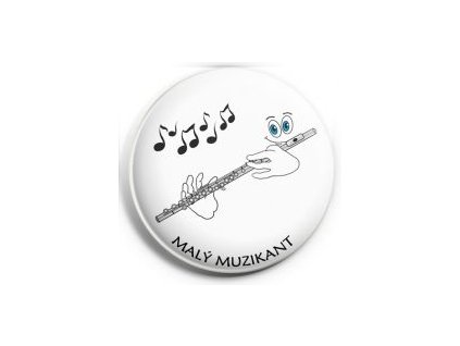 Hudební placka PŘÍČNÁ FLÉTNA P1