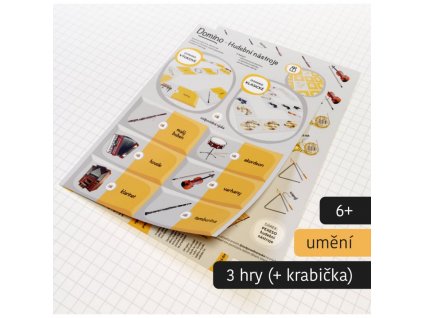 Domino HUDEBNÍ NÁSTROJE 2a