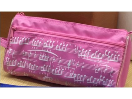 Pouzdro do hudebky PARTITURA růžové 3