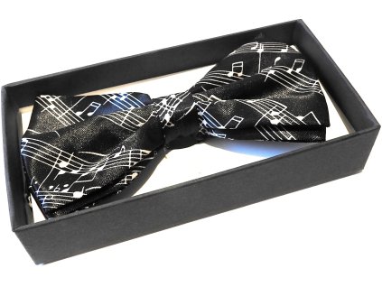 Motýlek PARTITURA 2 černý