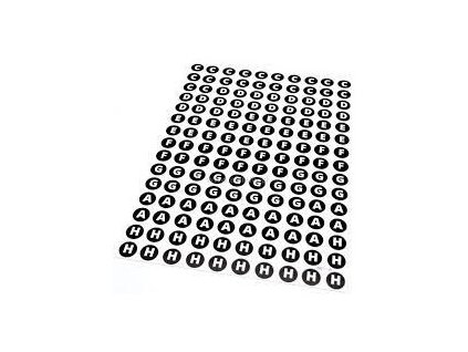 Samolepky tóny C H (černý)