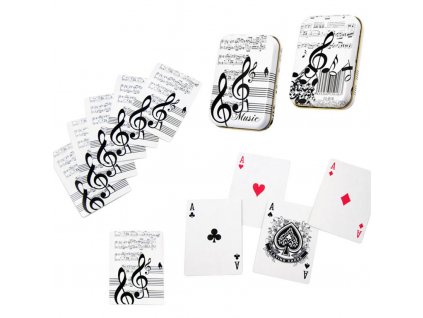Hrací karty MUSICA