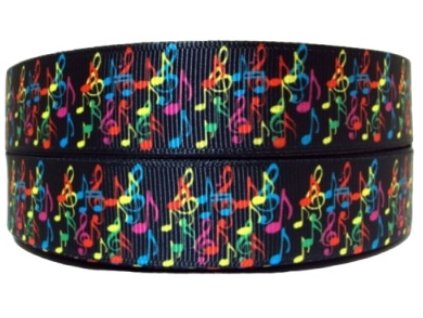 Ozdobná dekorativní stuha BAREVNÁ HUDBA