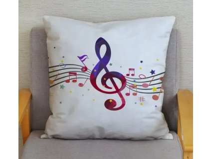 Povlak na polštářek HOUSLOVÝ KLÍČ 2