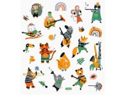 Samolepky ANIMALS PLAYING INSTRUMENTS