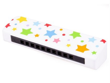 Bigjigs Toys Dřevěná harmonika hvězdičky