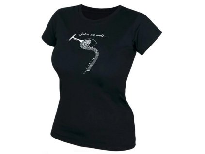 Dámské tričko Jsem na moll