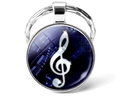 Přívěsek na klíče HOUSLOVÝ KLÍČ 6