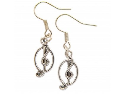 Náušnice HOUSLOVÝ KLÍČ 4
