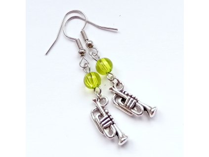 Náušnice TRUBKA s korálkem