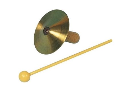 GOLDON prstové činelky 6,7cm s rukojetí mosazné (34020)