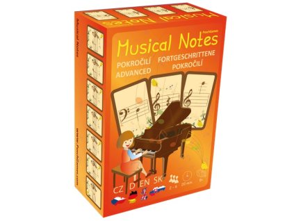 Notové karty POKROČILÍ