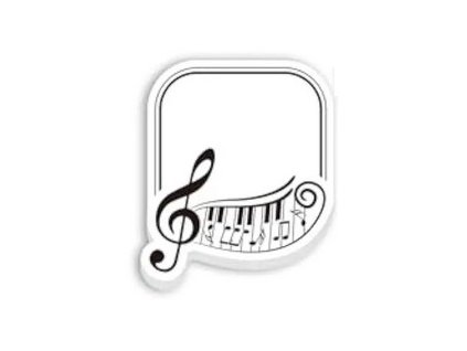 Samolepící poznámkový bloček KLAVIATURA 1