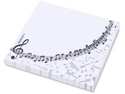 Lepící poznámkový bloček PARTITURA