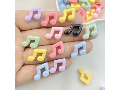 20ks mini pryskyřičné noty