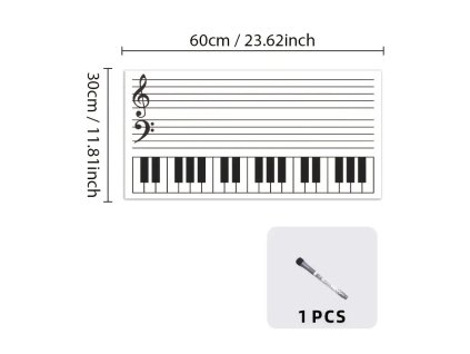 Výuková tabule s magnetickým páskem