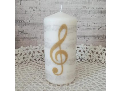 Svíčka ZLATÝ KLÍČ 14x7