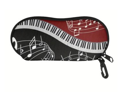Pouzdro na brýle se vzorem kláves 7