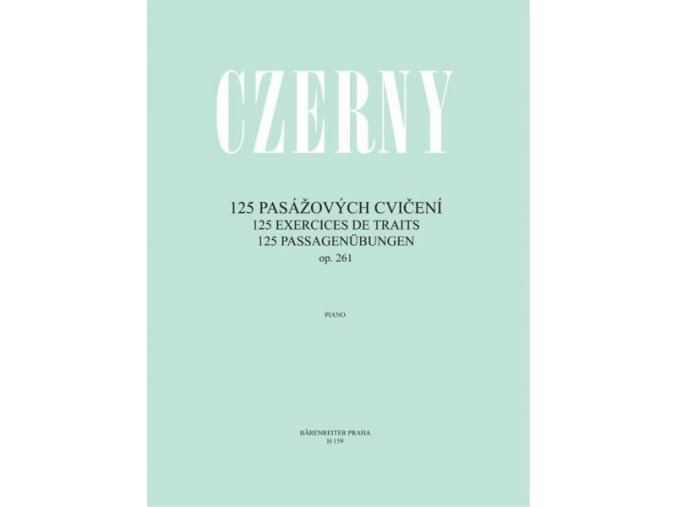 25093 c czerny 125 pasazovych cviceni op 261