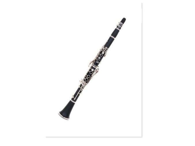 25471 pohlednice klarinet