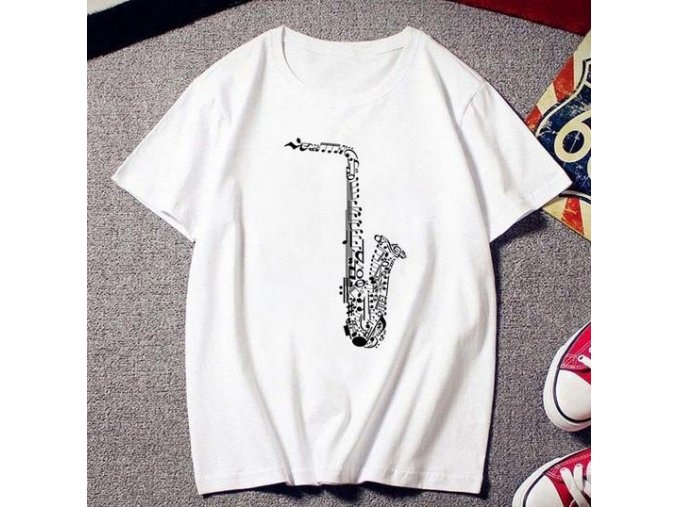 33301 tricko saxofon velikost m