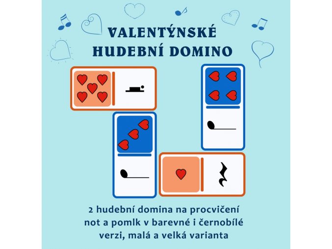 Valentýnské hudební domino 1