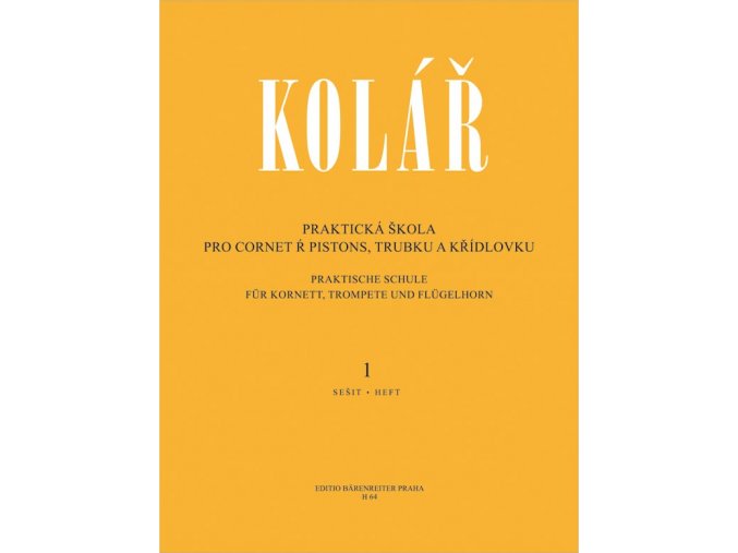 Praktická škola pro cornet a pistons, trubku a křídlovku 1