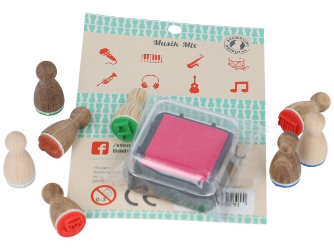 Music Mix Mini set razítek
