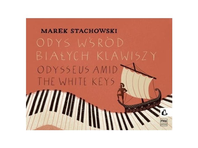 Odys wśród białych klawiszy nuty na fortepian