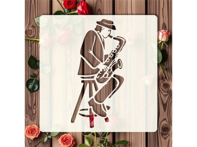 Šablona SAXOFONISTA 8