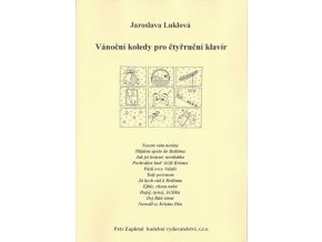 27373 jaroslava luklova vanocni koledy pro ctyrrucni klavir