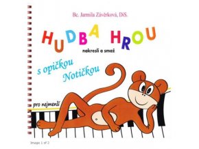 27808 hudba hrou s opickou notickou